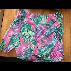 Lilly Pulitzer off the shoulder shirt